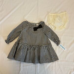 Black and White Checkered Dress by Carters - various sizes on hand